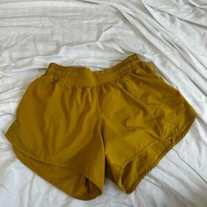Women's Mustard Yellow Shorts